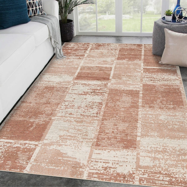 Jordan Aly Sand Modern Area Rug