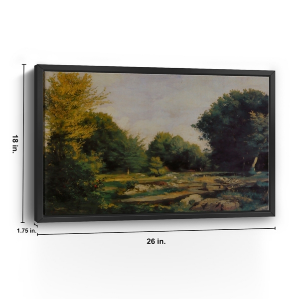 La Clairiere Framed Canvas Art Print, 18x26