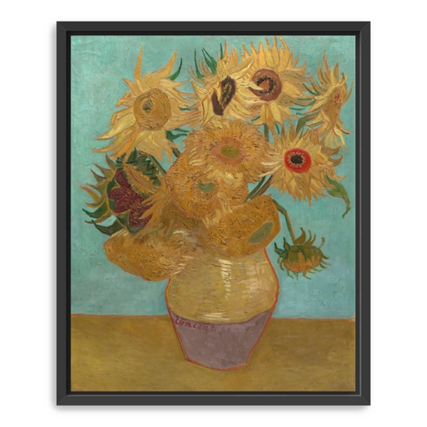 Vase with Twelve Sunflowers Canvas Art Print Kirklands Home