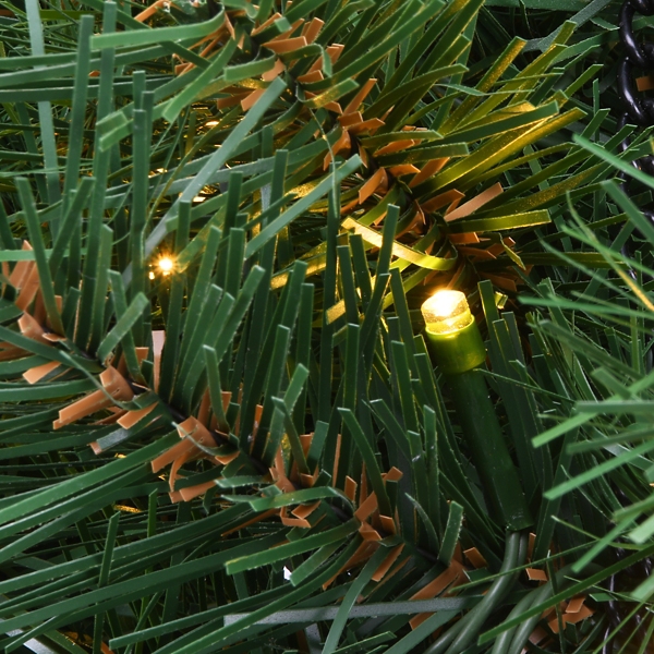 Pre-Lit Tiffany Fir Christmas Hanging Basket