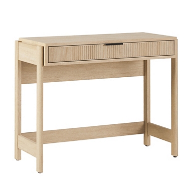 Gray 2-Drawer X-Frame Desk