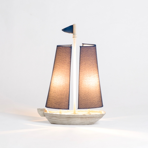 Blue Sailboat Table Lamp
