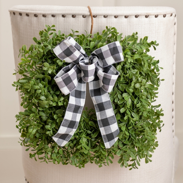 Mini Square Boxwood Wreath