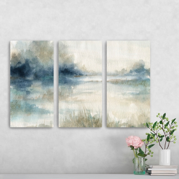 Evening Waters Canvas Art Prints, Set of 3