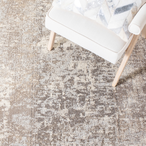 Beige Madison Abstract Area Rug