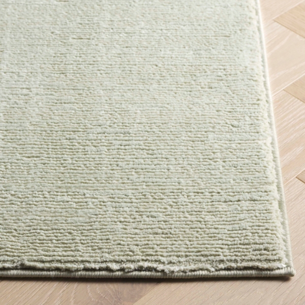 Solid Sage Green Revive Area Rug, 6x6