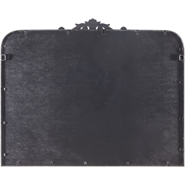 Aarlen Antique Black Mantel Mirror