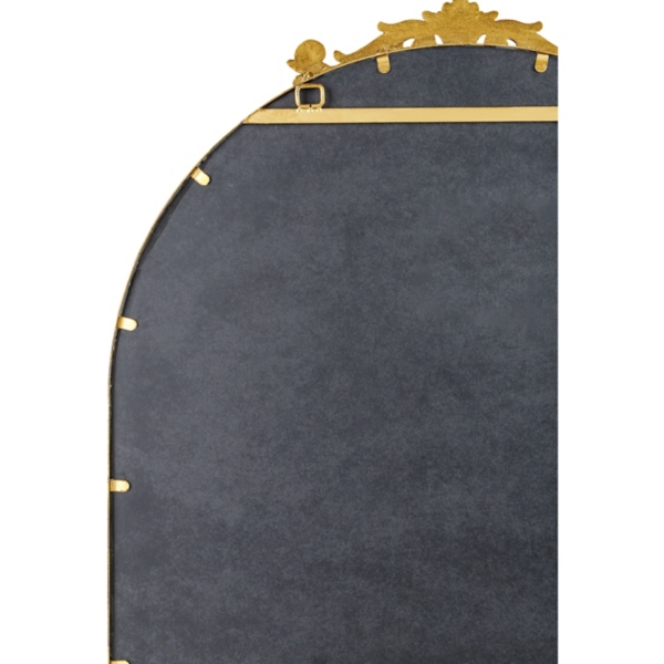 Aarlen Antique Gold Beaded Arched Mirror