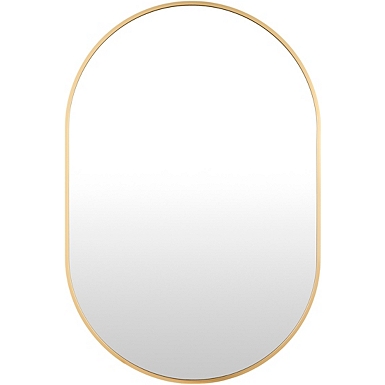 Gold Foil Arched Mirror