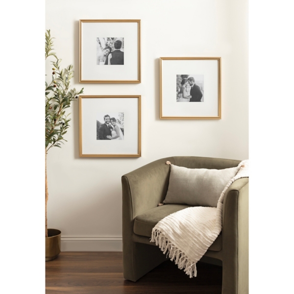 Adlynn Gold 3-pc. Gallery Wall Frame Set