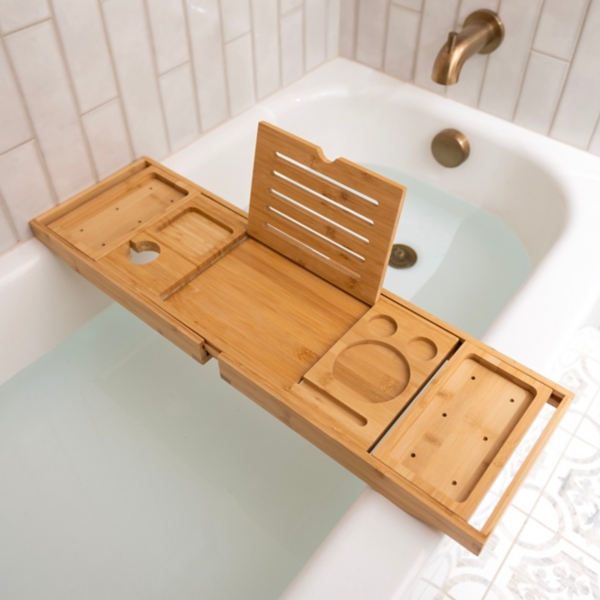Extendable Bamboo Bath Tray | Kirklands Home