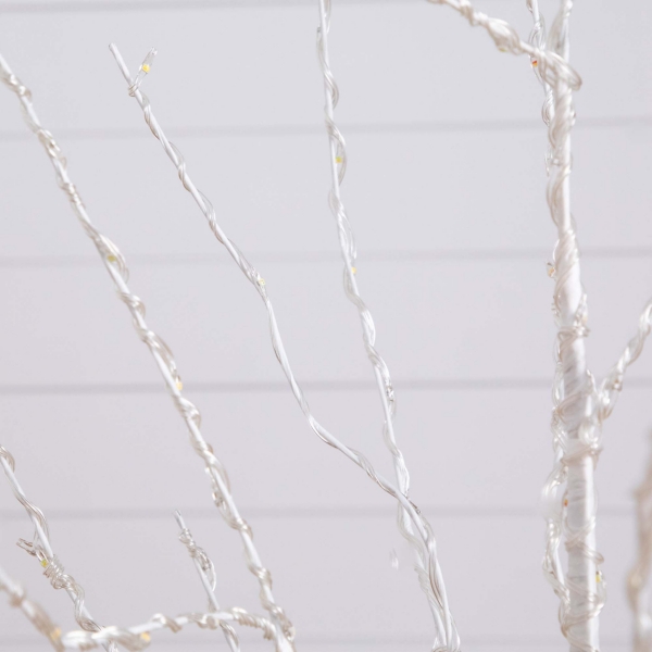 ft. Pre-Lit White Birch Tree