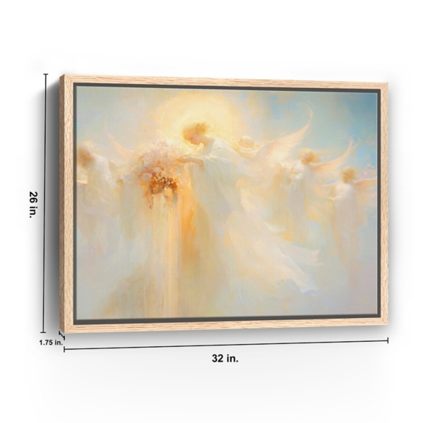 Blessings From on High Framed Canvas Print