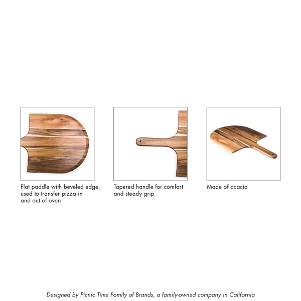 Oklahoma Sooners Acacia Wood Pizza Peel