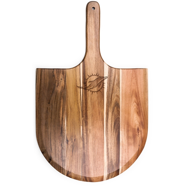 Miami Dolphins Acacia Wood Pizza Peel
