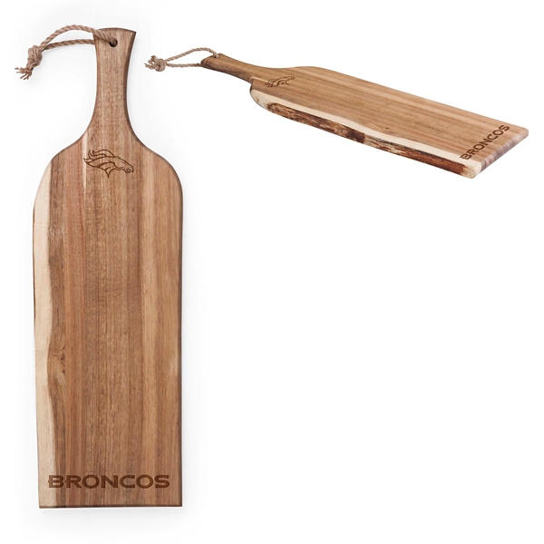 Denver Broncos Acacia Wood Serving Board