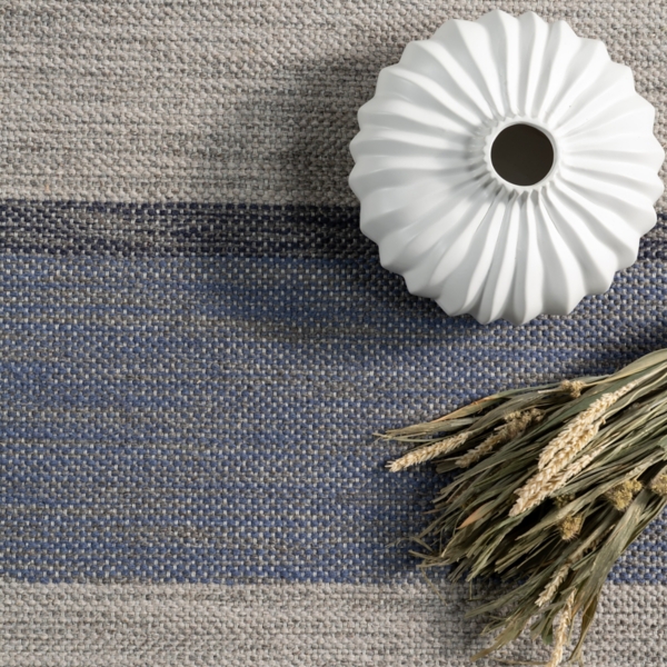 Blue Portland Plaid Wool Area Rug