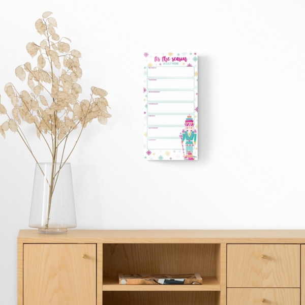 Pink Candyland Nutcracker Menu Dry Erase Board