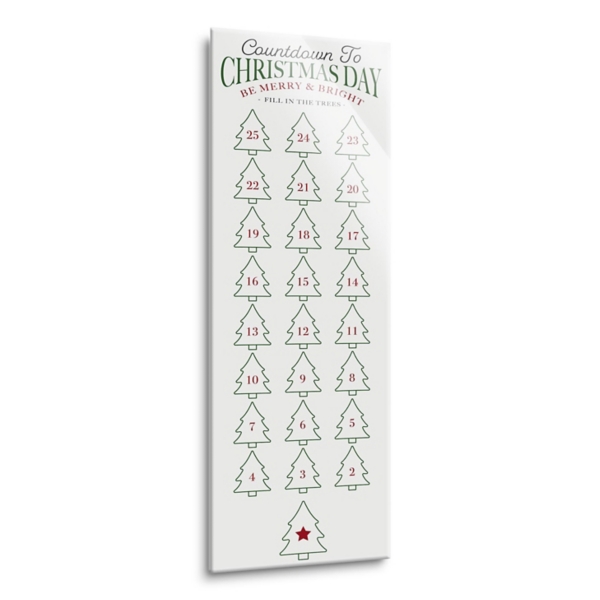 Countdown to Christmas Dry Erase Board