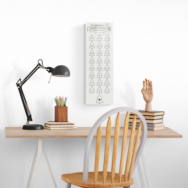 Countdown to Christmas Dry Erase Board
