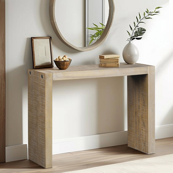 Natural Monterey Console Table