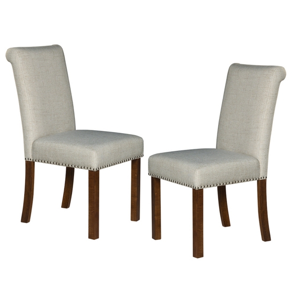 Aubrey Natural Upholstered 2pc. Dining Chair Set Kirklands Home