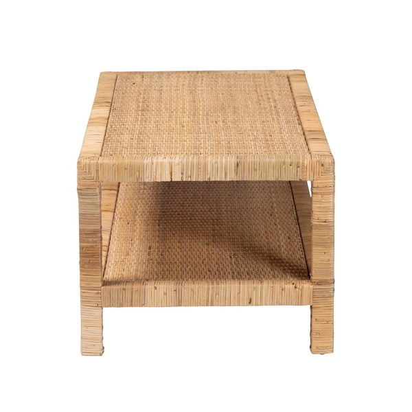 Woven Natural Rattan Bali Coffee Table