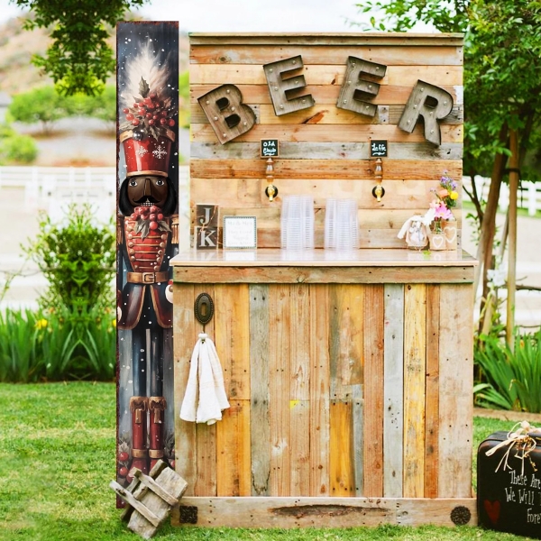 Jolly Nutcracker Solider Porch Board