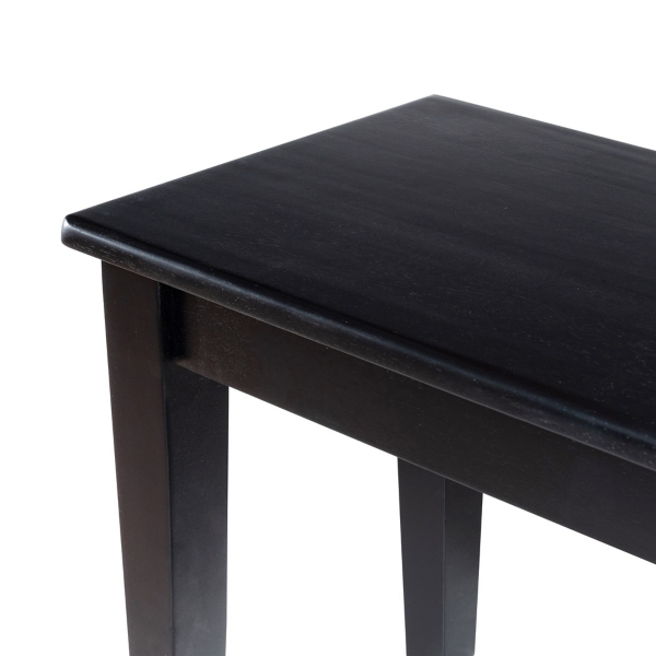 Black Shaker Dining Bench