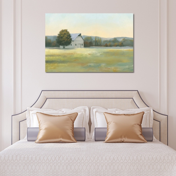 Morning Meadows Canvas Art Print