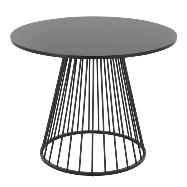 Black Canary Cosmo Round Dining Table | Kirklands Home