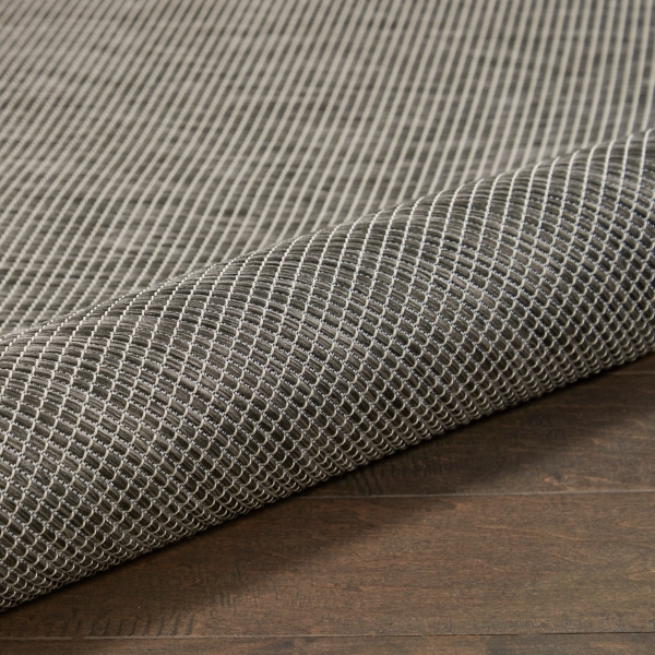 Charcoal Modern Positano Indoor/Outdoor Rug