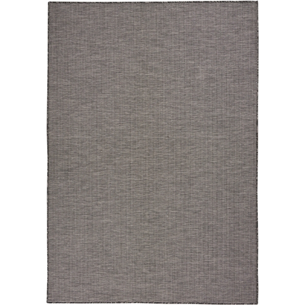 Charcoal Modern Positano Indoor/Outdoor Rug, 5x7 | Kirklands Home