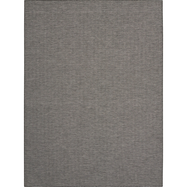 Charcoal Modern Positano Indoor/Outdoor Rug, 8x10