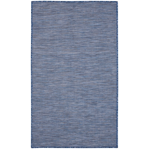 Navy Modern Positano Indoor/Outdoor Rug, 3x5 | Kirklands Home