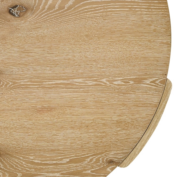 Natural Oak Wood Round Ashford Coffee Table
