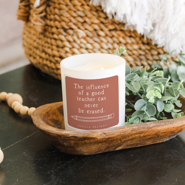 Influence of a Teacher Scented Jar Candle