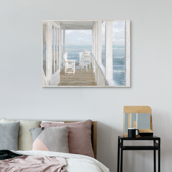 Our Perfect Porch Framed Canvas Art Print