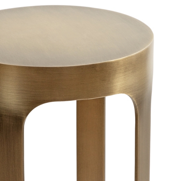 Antique Brass Iron Dahl Cocktail Table