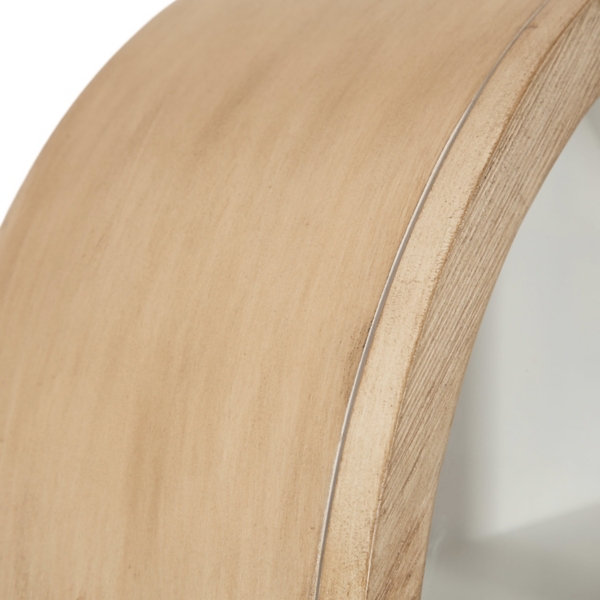 Natural and White Arch Arcott Wall Cabinet