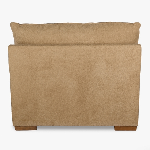 Camel Upholstered Chair and a Half