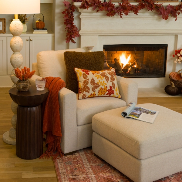 Brooks Sand Upholstered Armchair