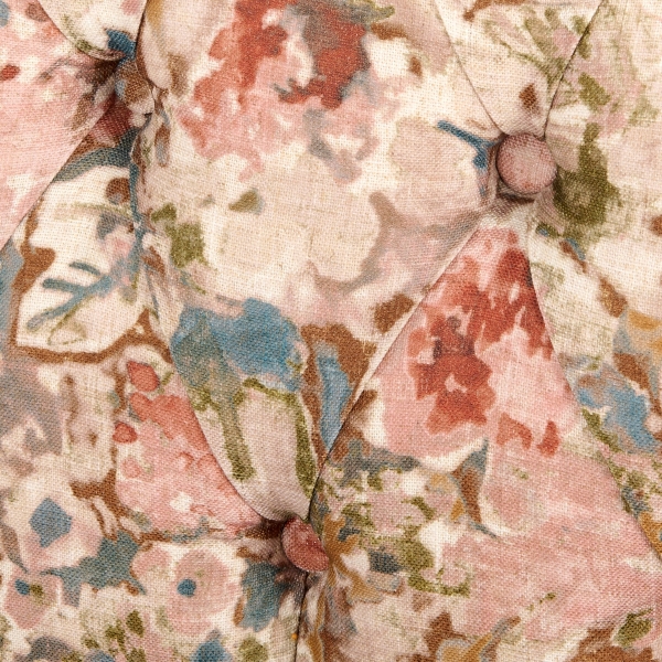 Jewel Floral Tufted Rebecca Armchair