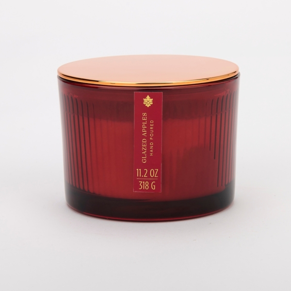 Glazed Apples Copper Lid 2-Wick Jar Candle