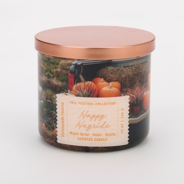Happy Hayride 3-Wick Jar Candle | Kirklands Home