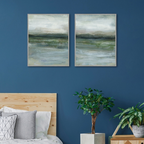 Time Lapse Framed Art Prints, Set of 2