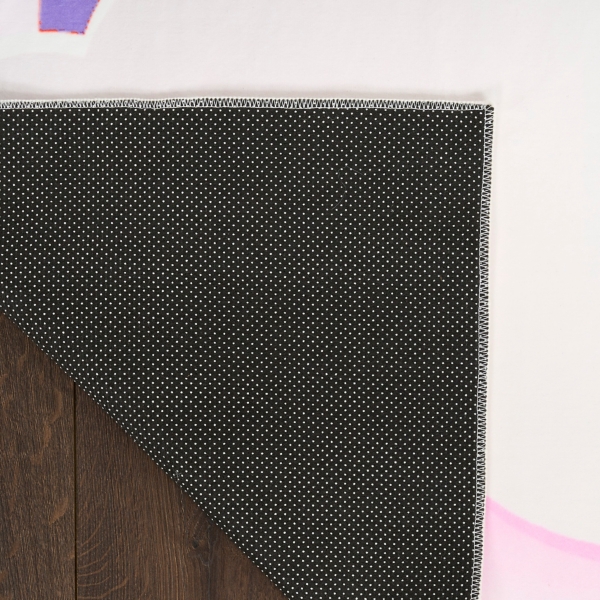 Imagination Rainbow Cloud Washable Area Rug