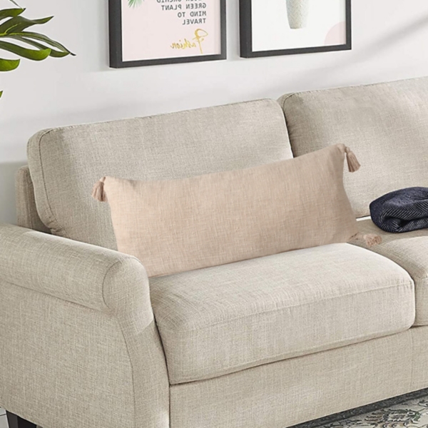Beige Insigna Lumbar Pillow