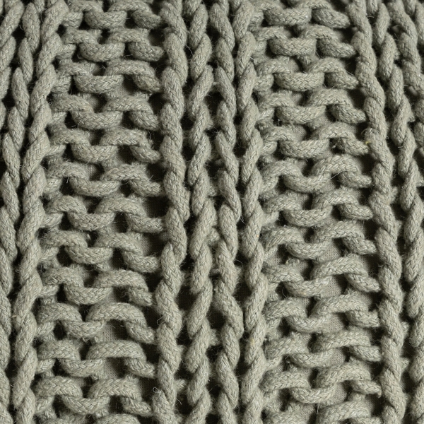 Sage Celtic Dessert Knit Pouf