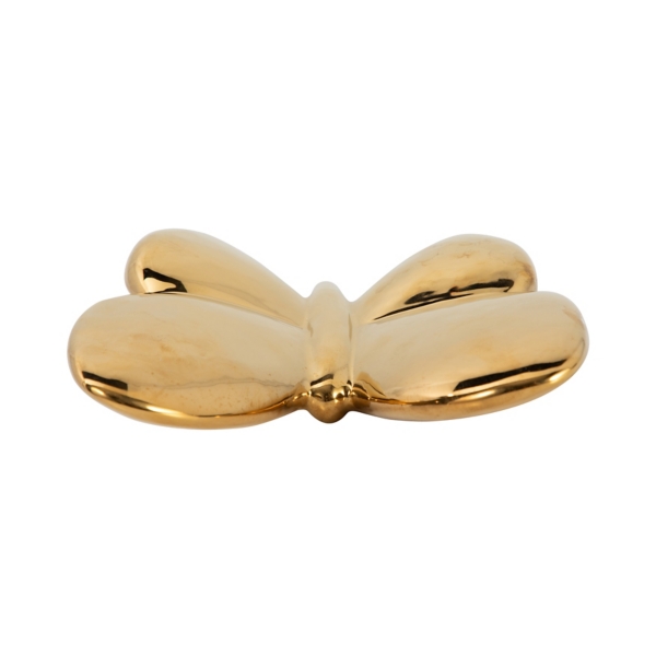 Gold Balloon Butterfly Figurine, 8 in.
